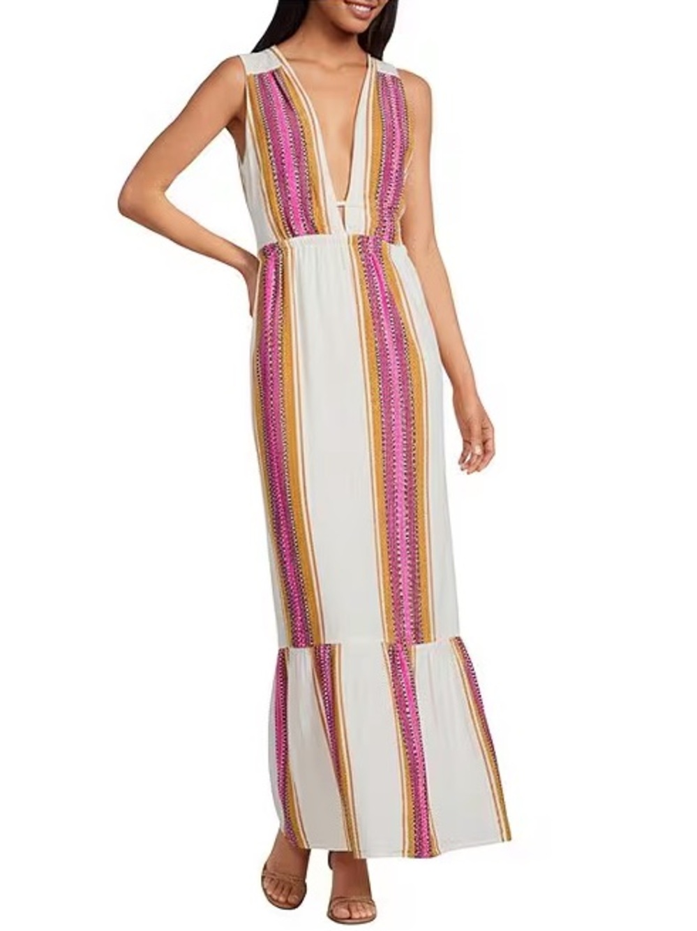 Elan Printed Maxi Dress